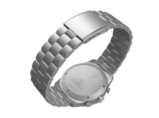 Chrono-Diver - Silver Case, White Dial, Gray Lumi Numbers – Brick