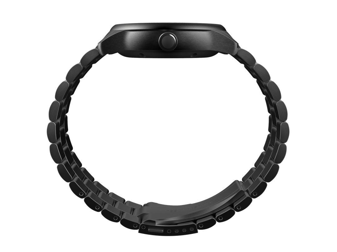 Classic - Black Case, Black Dial, Gray Lumi Numbers – Brick