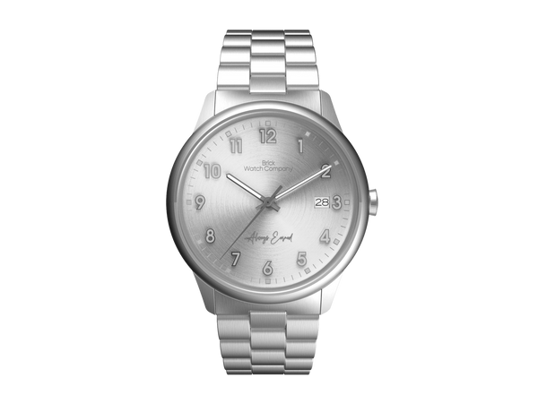 Classic - Silver Case, Silver Dial, Gray Lumi Numbers